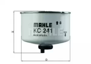 image of Fuel Filter KC241D 78611089 by MAHLE Original