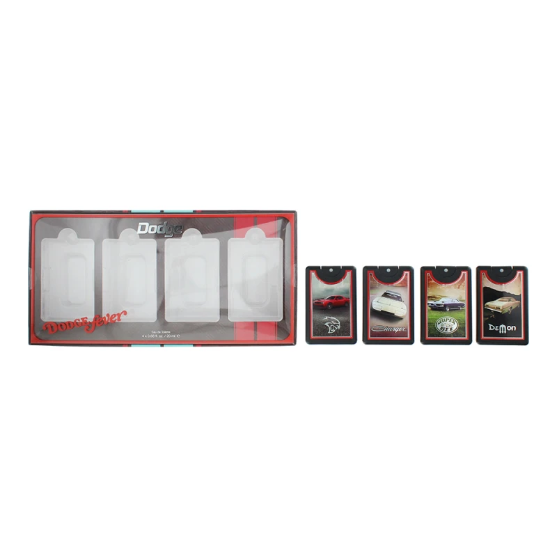 Image of Dodge Legacy Dodge Fever 4 Piece Gift Set: Eau de Toilette 4 X 20ml