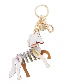 Image of Coach Unicorn keyring Chalk