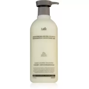 image of La'dor Moisture Balancing moisturising shampoo for dry and damaged hair 530ml