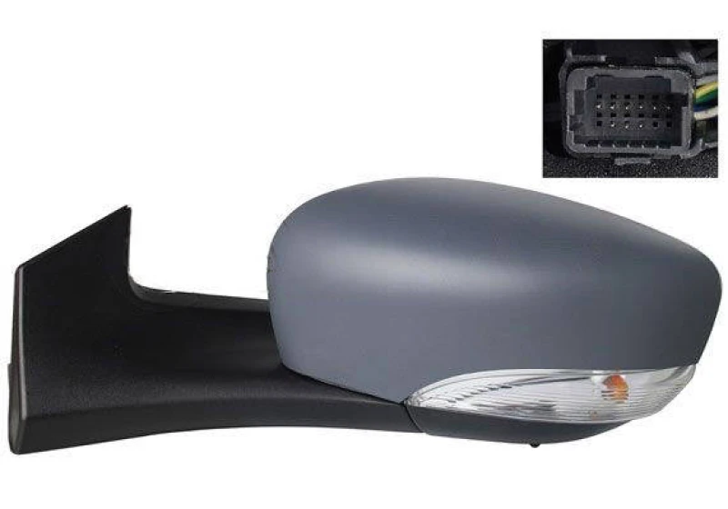Image of ALKAR 6146178 Wing mirror Right, Electric, Convex, primed Outside Mirror (50)