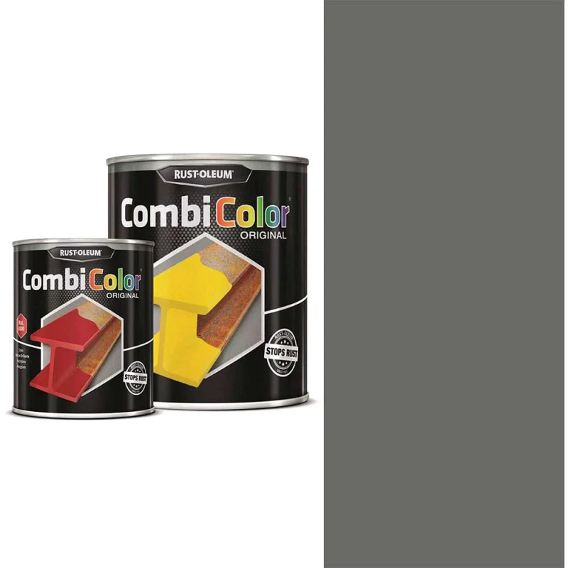 Image of Rust Oleum CombiColor Metal Protection Paint 7386.0.75 Colour: Navy Grey