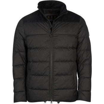 Image of Barbour Rift Quilt - Black BK11