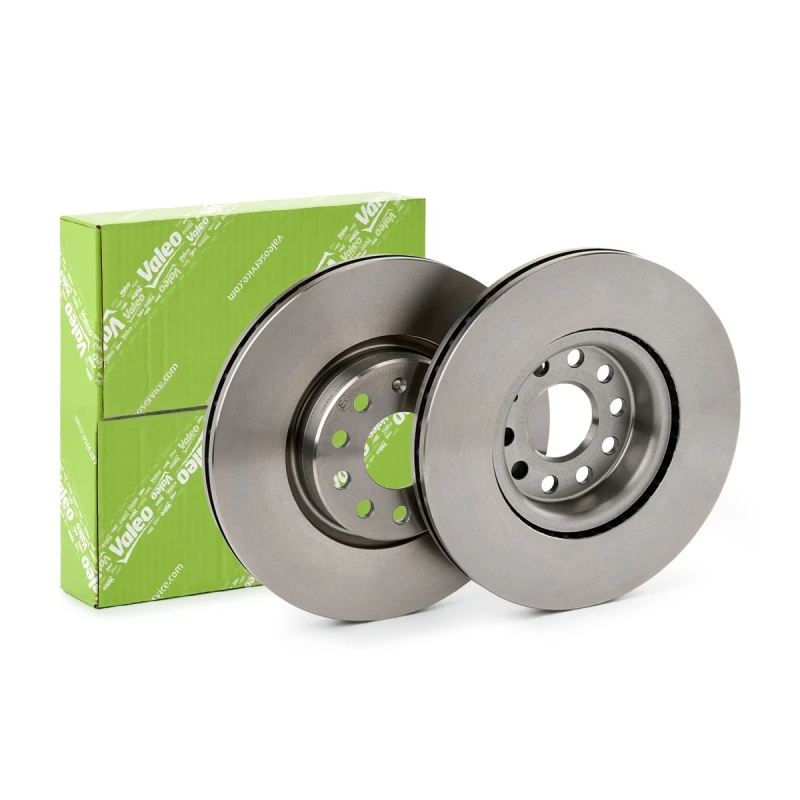 Image of VALEO 197242 Brake disc Front Axle, Vented, without integrated wheel bearing Brake Disc (82)