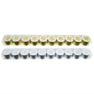 Image of The Straits Trading Company Long Burn Tealights - 10 pack - ASSORTED