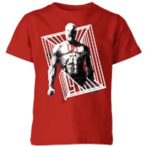 Image of Marvel Knights Daredevil Cage Kids T-Shirt - Red - 11-12 Years