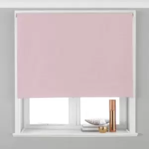 Image of Riva Home Twilight Blackout Roller Blind Polyester Blush (61X162Cm)