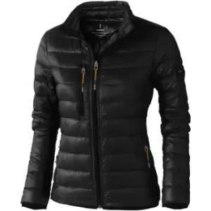 Elevate Womens/Ladies Scotia Light Down Jacket (XS) (Solid Black)