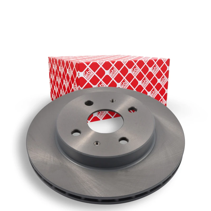 Image of FEBI BILSTEIN 30637 Brake disc Front Axle, internally vented, Coated Brake Disc (82)