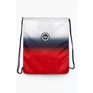 image of Hype Colour Gradient Drawstring Bag (One Size) (White/Black/Red)