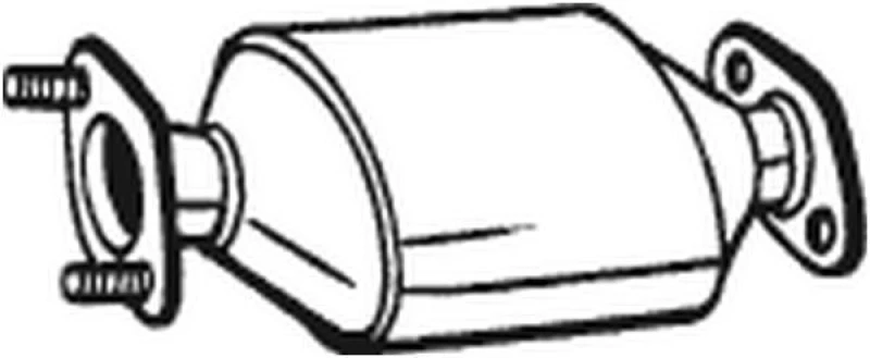 Image of BOSAL 099-273 Catalytic Converter with mounting parts Catalyst Converter (429)