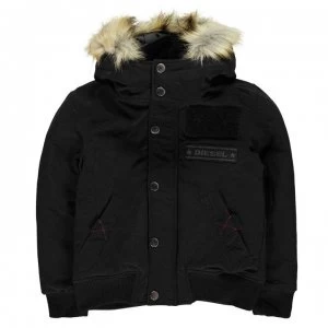 Image of Diesel Bomber Jacket - Black