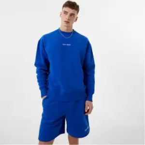 image of Jack Wills Minimal Graphic Crew - Blue