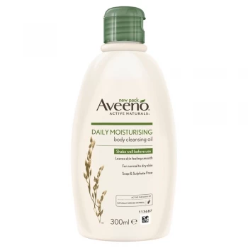 image of Aveeno Daily Moisturizing Body Bath & Shower Oil 300ml