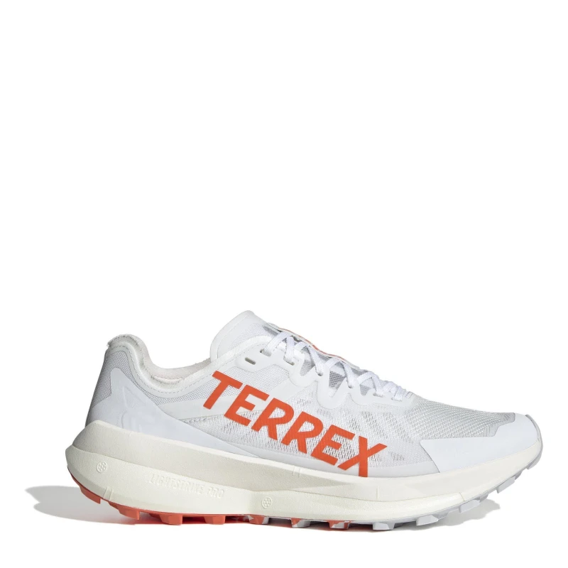 Image of adidas Terrex Agravic Speed Trail Running Shoes Mens Grey/Orange male 9 (43.3)