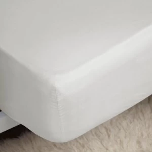 image of Belledorm Extra Deep Fitted Sheet Ivory King