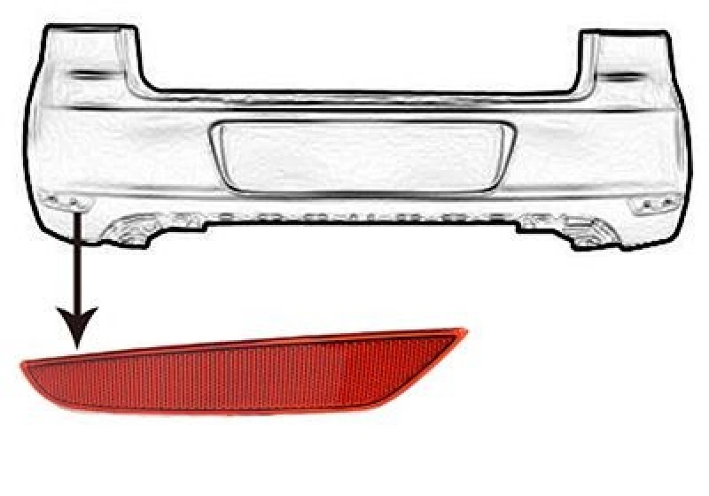 Image of VAN WEZEL Reflex Reflector VAN WEZEL 5863929