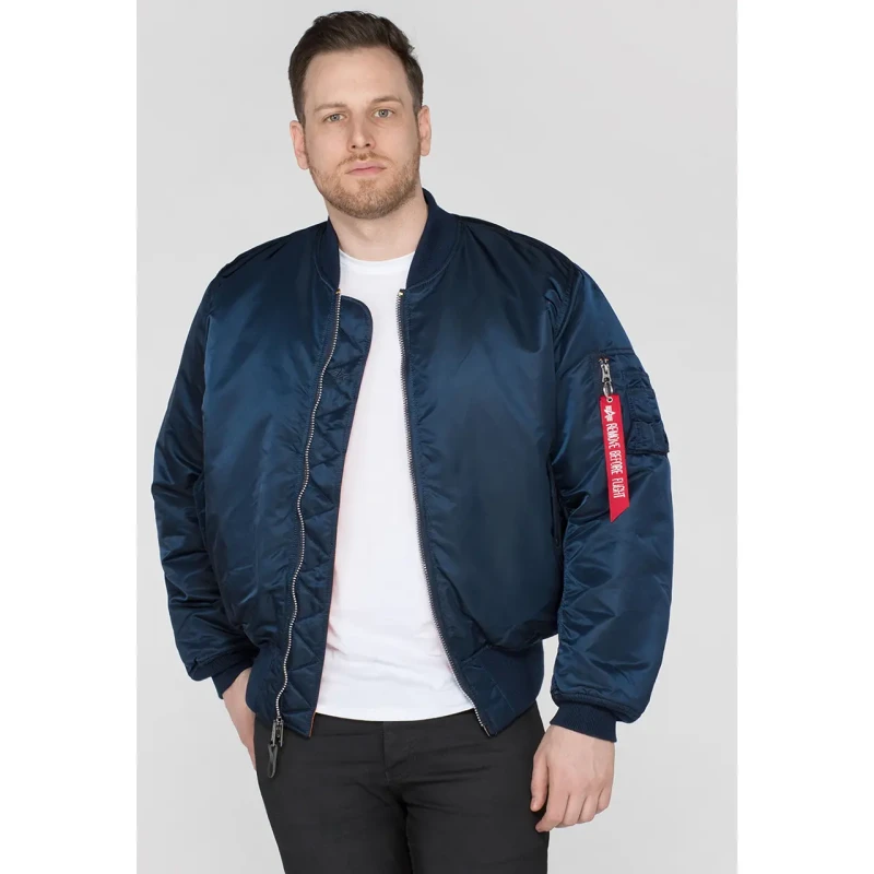 Image of alpha industries Bomber Alpha Industries MA-1 Bleu Male 2XL