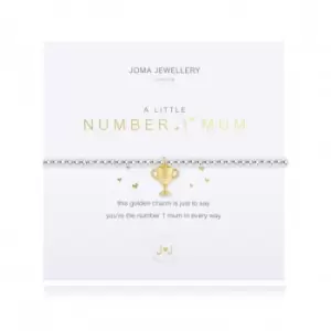 Image of A little Number 1 Mum Bracelet 4682