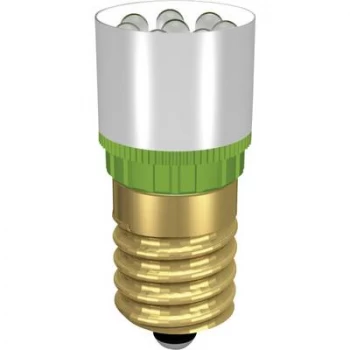 Image of LED bulb E14 White 24 Vdc 24 V AC 13000 mcd Signal Construct MCRE148364