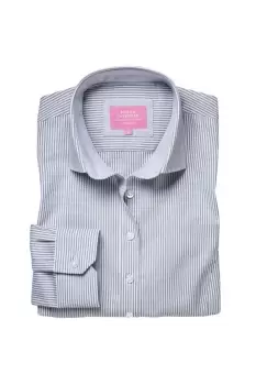 image of Mirabel Striped Oxford Stretch Shirt