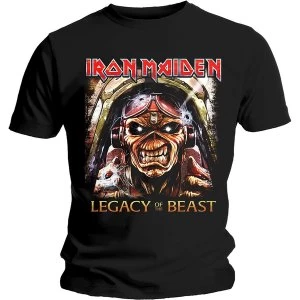 Image of Iron Maiden - Legacy Aces Mens Large T-Shirt - Black