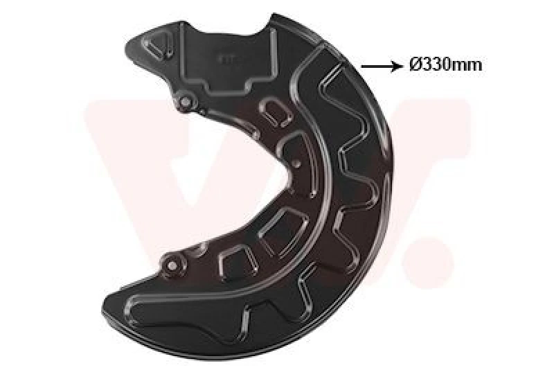 Image of VAN WEZEL Brake disc backing plate VAN WEZEL 5766371