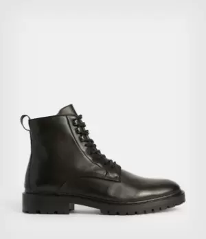 Image of AllSaints Size: UK 10/US 11/EU 44 Mens Laker Leather Boots, Size: UK 10/US 11/EU 44