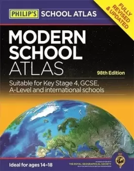 Image of Philip's modern school atlas - Royal Geographical Society - Hardback - Used