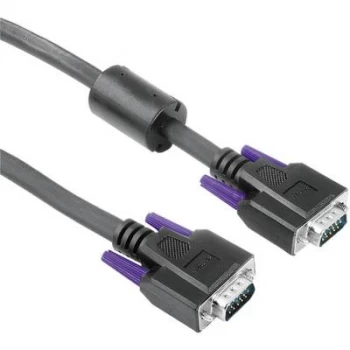Image of Hama VGA cable ferrite core, double shielded, 1.80 m
