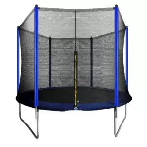 image of Dellonda 10ft Heavy-Duty Outdoor Trampoline with Safety Enclosure Net DL68