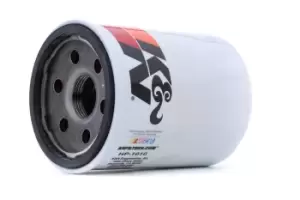 Image of K&N Filters Oil filter HP-1010 Engine oil filter FIAT,NISSAN,MAZDA,500 (312),500 C (312),500L (351_, 352_),Pathfinder III (R51),GT-R (R35)