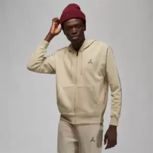 Image of Air Jordan Essentials Mens Full-Zip Fleece Hoodie - Beige