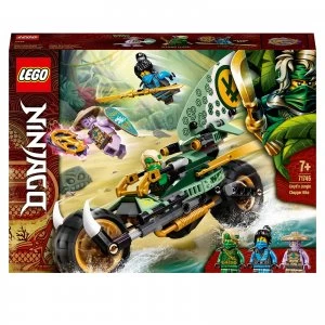 image of LEGO NINJAGO: Lloyd's Jungle Chopper Bike Motorbike Toy (71745)