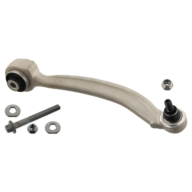 Image of FEBI BILSTEIN 40381 Suspension arm Control Arm, Aluminium, Rear, with rubber mount, with fastening/mounting material Aluminium Track Control Arm (273)