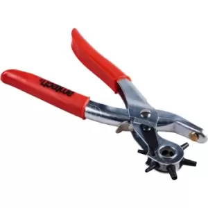 image of Amtech B1400 Revolving Leather Punch Plier, Hole Puncher for Belt, Canvas, Plastics, and Textiles