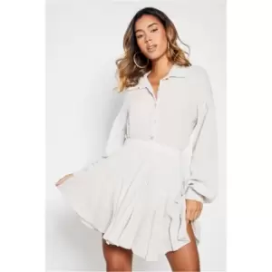 Image of I Saw It First High Waisted Crinkle Floaty Skirt - Brown