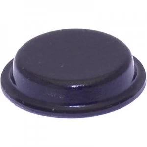 Image of Foot self adhesive circular Black x H 19mm x 4mm TOOLCRAF