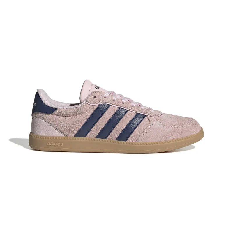 Image of adidas Breaknet Sleek Suede Trainers Womens Low Trainers 4 (36.7) Pink 27368207240