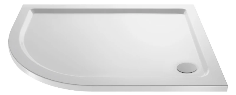 Image of Balterley Premium Shower Tray - Left Hand Offset Quadrant - 900mm x 760mm - White White