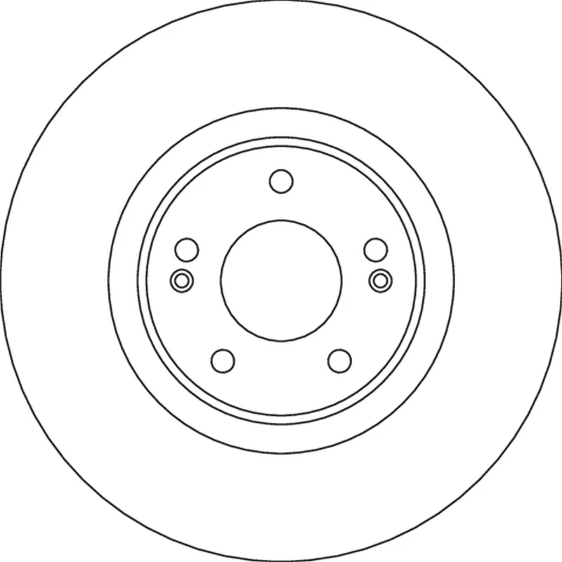 Image of Brake disc TRW DF4632S