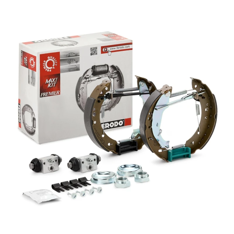 Image of FERODO FMK425 Brake Set, drum brakes with wheel brake cylinder Brake Set,drum brakes (3859)