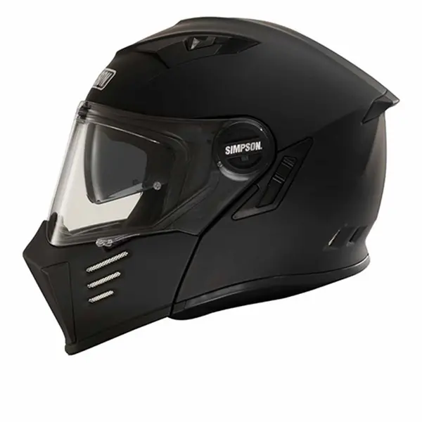 Image of Simpson Darksome Matt Black ECE22.06 Modular Helmet Size XS