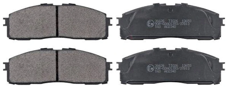 Image of A.B.S. 36626 Brake pad set without integrated wear sensor Brake Pad Set,disc brake (402)