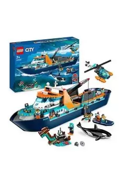 image of Lego City Arctic Explorer Ship Large Boat Toy 60368