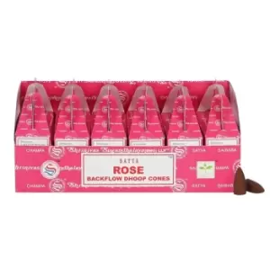 Image of Rose Backflow Dhoop Cones by Satya