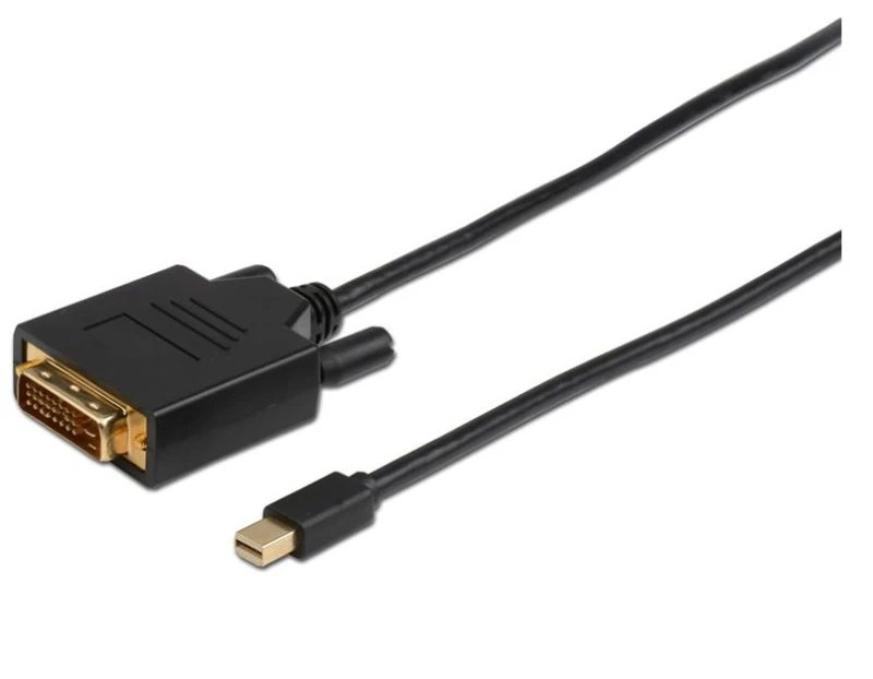 Image of Microconnect MDPDVI1B video cable adapter 1m Mini DisplayPort DVI-D B