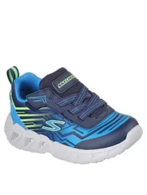 Image of Skechers MAGNA-LIGHTS LIGHT UP BOYS TODDLER TRAINERS, Navy, Size 6 Younger