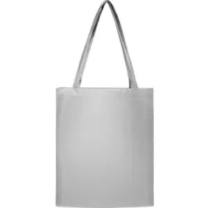 Image of Bullet Salvador Shiny Tote Bag (One Size) (Silver) - Silver