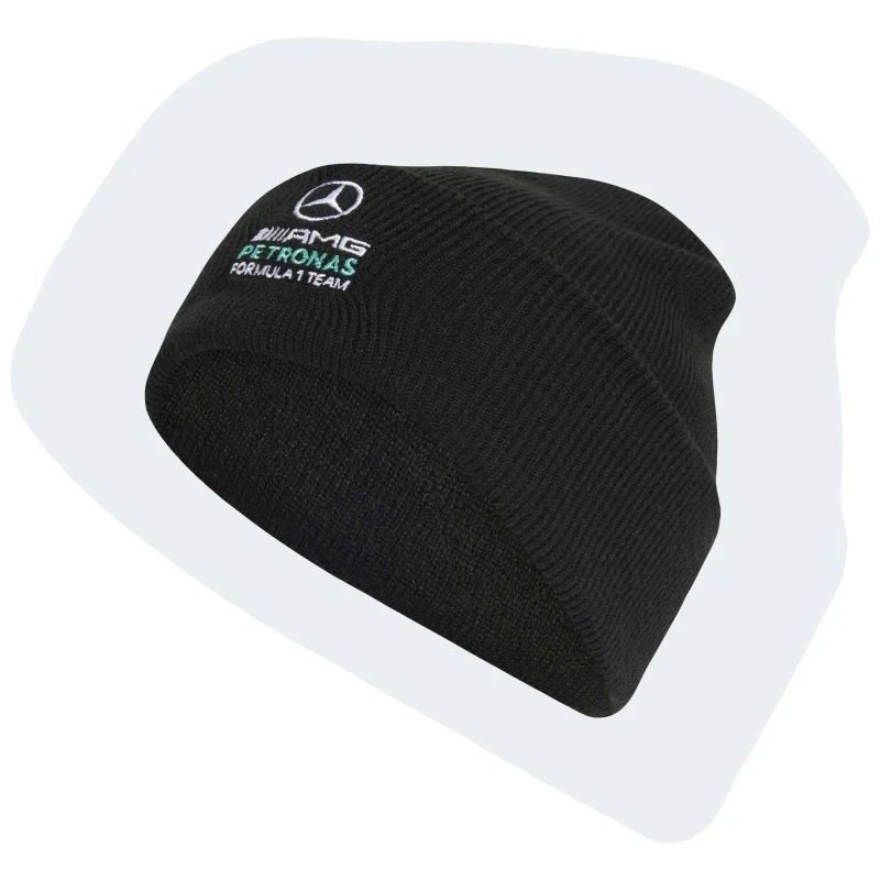Image of Adidas Mercedes AMG bonnet Petronas Formula One Team DNA Noir Unisex 54/56 cm
